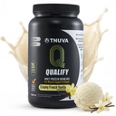 Fransk Vanilla Protein pulver. 25g Protein Shake pulver for post treningsgjenvinning, smoothie og baking. Gluten- og sukkerfri, høykosher, aminosyrer (5,5 g BCAA, 2,7 g leucin), 23 serveringer