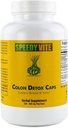 Colon Detox støtter naturlig fjerning av toksiner* Organisk, Charcoal Psyllium Seed & Husk Flax Seed Apple Fiber/Pectin Slippery Elm Fennel- pulver i 230 Veg Caps