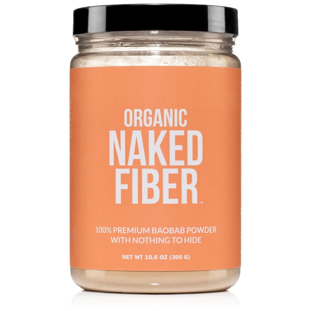 NAKED Fiber Organic Baobab pulverfiber Supplement
