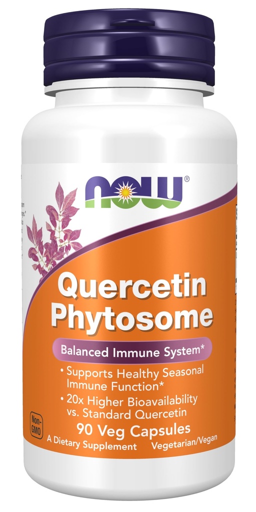 NU Mattilskudd, Quercetin Phytosom 250 mg, balansert immunsystem, 90 Vcaps
