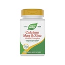 Naturens måte Kalsium Magnesium & sink Mineral Complex, støtter bein helse og muskelfunksjon*, immunstøtte*, 765 mg per 3-kapsel porsjon, Glutenfri, 100 kapsler (pakke May Vary)