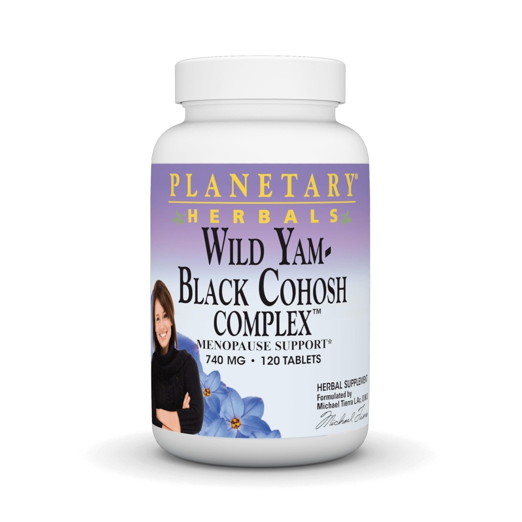 Planetary Herbals Wild Yam-Black Cohosh Complex Tabletter, 120 greve