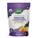 Naturens måte Sambucus sink Lozenges med eldrebær og vitamin C, Honning sitron flavor, 24 Lozenges