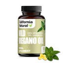 Wild Oregano Olje Vegetariske Myke Kapsler - California Natural - Immunsystem & Digestiv Støtte - Fremme Gut Helse & Sunn Digestion - 100% Vegetarisk - 70% Carvacrol - Herbal 90 telling