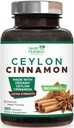 Ceylon Cinnamon Capsules 1800 mg - Certified Organic Ceylon Cinnamon pulver Supplement, flaske i USA, ekstra styrke energi og hjerte støtte piller, ikke-GMO og glutenfri, sukkerfri - 180 kapsler