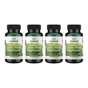 Swanson Full Spectrum Lion's Mane Mushroom - Brain Health Supplement til støtte minne, fokus og klarhet * - kan også hjelpe immun, hjerte og digestiv helse - Glutenfri og ikke-GMO - 60 kapsler (4 pakke)