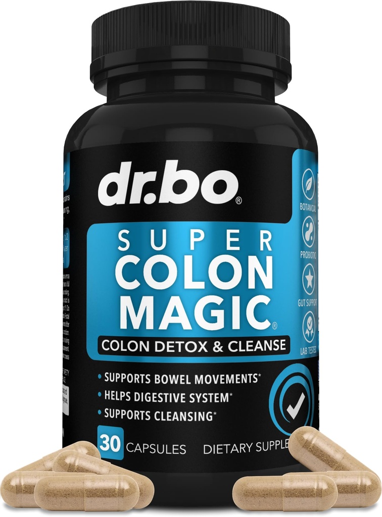 Colon Cleanser Detox For Vekt Flush - 15 dagers Colon Cleanse piller & probiotika - Rask naturlig laxativ, healing relief, Bowell Movement Supplements for intestinal Mage Bloating Gut Taps Support