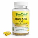 Greenfield Nutritions - Halal svart frøolje (Nigella Sativa), støtte immunsystem, digestivsystem og ledd helse, 90 flytende grønnsaker kapsler