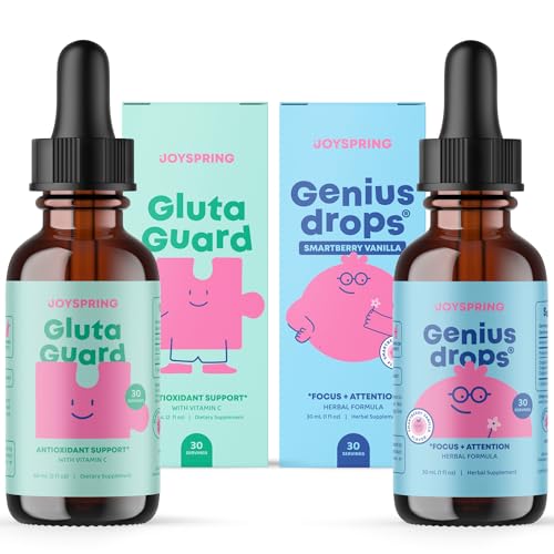 JoySpring Glutathione flytende og genius faller Smartberry Vanilla for barn