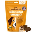 Hud og Coat Supplement for hunder | Nourishing Omega 3 for hunder med EPA DHA Krill olje og vitamin E | Hundhud og Coat Supplement | 1 Chew opptil 75lbs | NASC sertifisert og laget i USA | 90 Chews