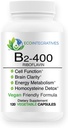 B2-400 ren riboflavin - nervesystem helse, Homocysteine detox, kardiovaskulær, hjelper øke energi, mental klarhet, metabolisme og cellefunksjon (120)