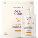 ProT Gull flytende kollagenprotein Shot, 17g Clear Protein Nano-hydrolysert Gras Fed Collage, 2g Arginin for sår støtte, Glutenfri, Sukkerfri, 0g Karbohydrater, Orange Creme, 1 fl oz, 24 Pack