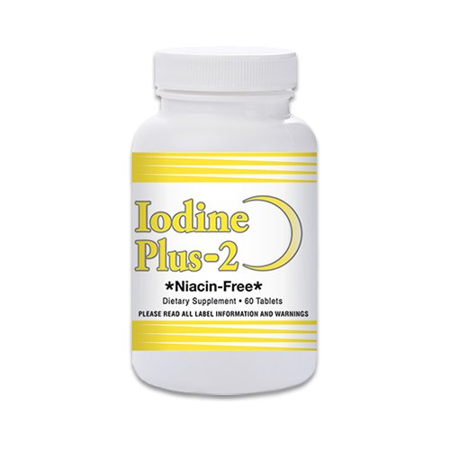 Iodine Plus 2 -Thyroid M.D.s offisielle formel - 2 måneders forsyning - 60 tabletter - for Thyroid støtte