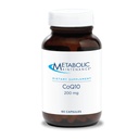 Metabolsk vedlikehold CoQ10 Kapsler - 200 mg Coenzym Q10 med vitamin C - Antioksidant, Immun, Energi + kardiovaskulær støtte (60 kapsler)