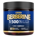 Berberine Supplement - Berberine vekttap, høy potens Berberine 1500MG av Berberine HCL, Plus Citrus Bergamot - for Metabolic, Digestive og immun støtte - Vegan, ikke-GMO, 180 kapsler