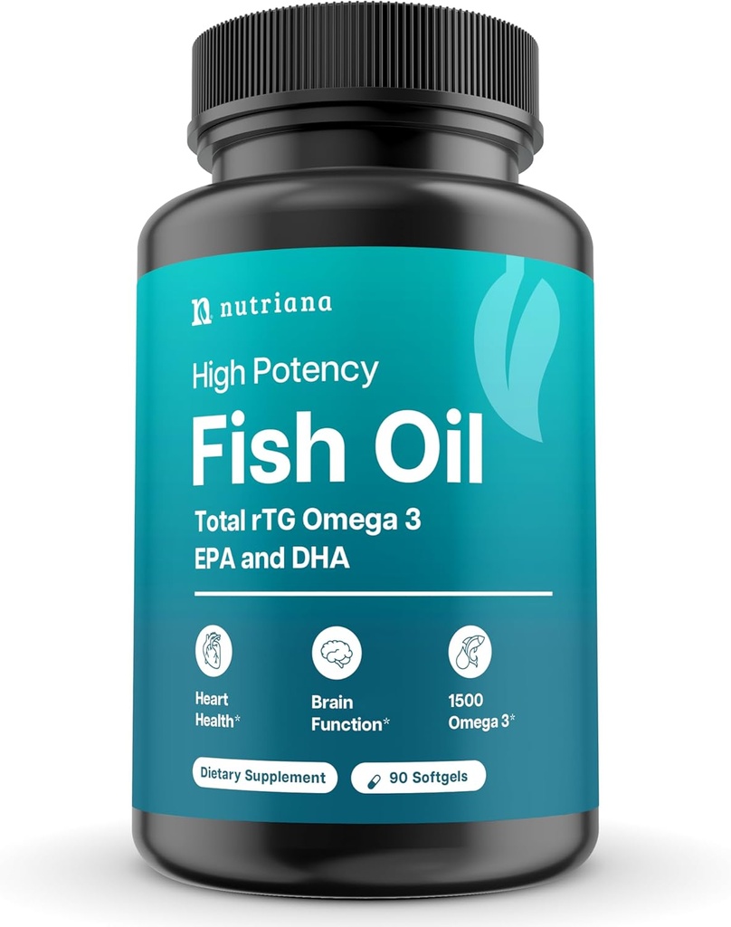 Mini Fish Oil Softgels – Odorless, Burpless og lett å svelge – 1500mg Omega-3 med EPA & DHA – Avanserte Formula Fish Oil Minis – Mindre enn en Dime – Wild Caught – 90 (Big, Capsule)