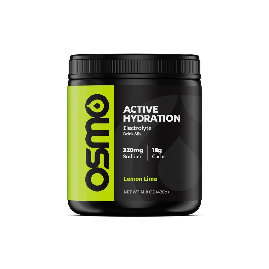 Osmo Active Hydration Electrolyte Powder (20 Serveringer) - Inkluderer natrium, magnesium, kalium, karbohydrater og vitaminer, Can sukker - Alle naturlige ingredienser, 3X raskere Hydration, Boosts Power & Endurance