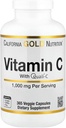 Lake Avenue vitamin C Supplement ernæring - Med Quali-C askorbinsyre - Immunstøtte - Fremmer sunn immunrespons - Vegansk Vennlig - Glutenfri, Ikke-GMO - 1000 mg - 365 Veggie