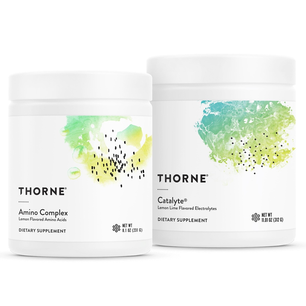 THORNE - ytelse Essentials Bundle - Amino Complex Lemon & Catalyte Lemon Lime - 30 Tjenester