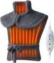 BOB OG BRAD Oppvarmingspad for ryggsmerter Relief, FSA Edge-Weighted elektrisk varmepad for hals HSA kvalifisert, skulder og full kropp relief, rask oppvarming, ETL sertifisert, gave til kvinner menn familie 24"x34"