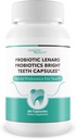 Probiotika Bright Tenth Capsules - Våre beste tannprobiotika Hvite tenner - Tannprobiotika Bright Whitening Tenth Mousse Alternative kapsler - Probiotika for tannprobiotiske Munn