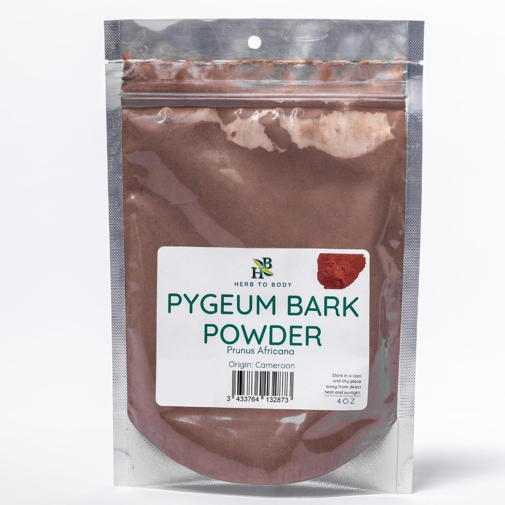 Urt til kroppen Pygeum Bark pulver | Prunus Africana | Wildcred | 4oz