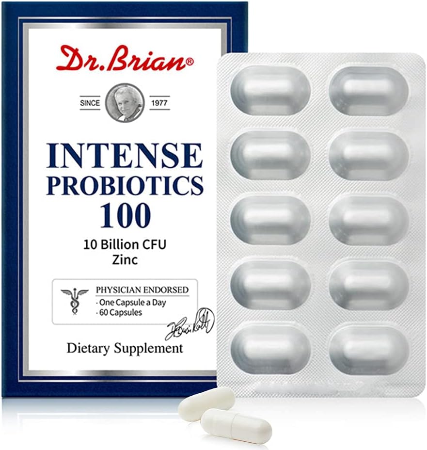 Dr.Brian Probiotika 10 milliarder cfu probiotika for kvinner voksne digestiniv intestinal helse immunisme system