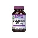 Blåbonnet Ernæring L-Glutamine 500mg, støtter immunfunksjon, Nitrogen Transportør, Soja & Glutenfri, Ikke-GMO, Kosher Certified, Vegansk, 50 Grønnsaker Kapsler, Hvit, 50 greve