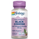 SOLARAY Black Cohosh Root ekstrakt 80 mg | En daglig kvinners helse og menopause støtte Supplement | Ikke-GMO, Vegan & Lab verifisert | 30 Vegkaps