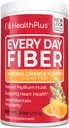 Helse Plus Hver dag Fiber Digestiv støtte | Ingen kunstige Flavors | Daily Fiber for Toxin Elimination å redusere Bloating | Psyllium Husk | Orange Flavor | 9 Ounces, 36 Serveringer.