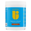 Universal U Replenish & Restore pulver, Hydration & Recovery, fremmer muskelreparasjon og vekst, Custom Dosing, L-Lysine, L-Glutamine, L-Tryptophan, Ingen kunstige Flavors, 30 Serveringer (Mango Twist)
