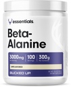 Bucked Up Beta Alanine 300mg pulver, ikke-GMO, Glutenfri, uflavorert (100 serveringer)