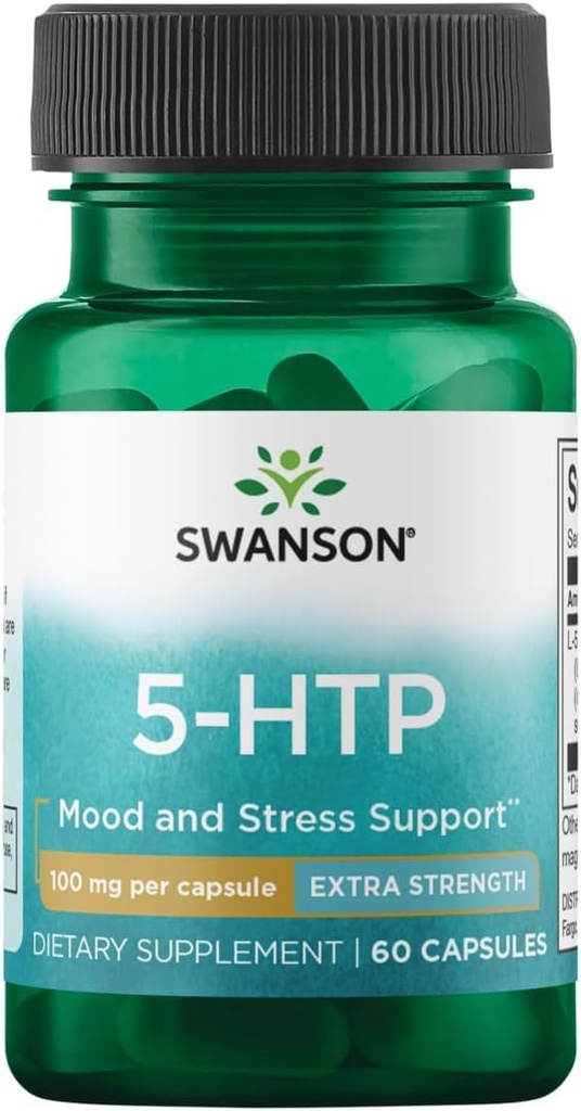 Swanson Ultra 5-Htp - Ekstra styrke 100 mg 60 Caps