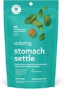UpSpring Mage Setle Drops for anledningssykdom Relief / Upset Mage med Ginger, sitron, Spearmint og B6. Mint Flavor Drops, 28 Ct(Packing May Vary)