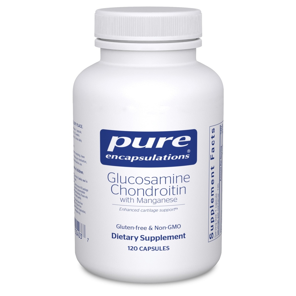 Pure Enkapslinger Glukosamine Chondroitin med Manganesisk | Supplement for felles støtte, komfort, mobilitet, Cartilage Integritet og helse, og Connective Vessue*