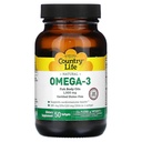 Omega-3 1000mg fisk olje land liv 50 Softgel