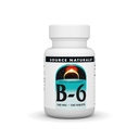 Kilde Naturals vitamin B-6 100 mg, immunsystem støtte, 100 tabletter
