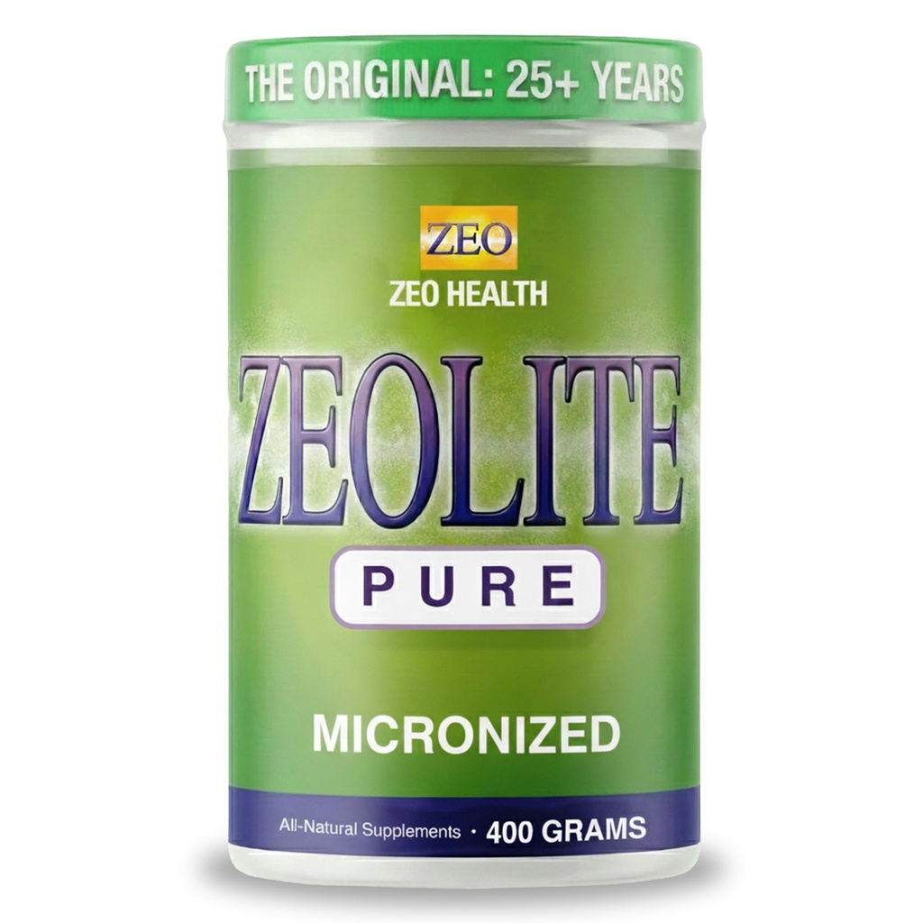 Zeolit ren | Full body detox rengjøring for kvinner, menn, voksne | støtter energi, Gut helse, mental klarhet, & Optimal inflammasjon respons | Den opprinnelige Zeolit pulver (400 serveringer)