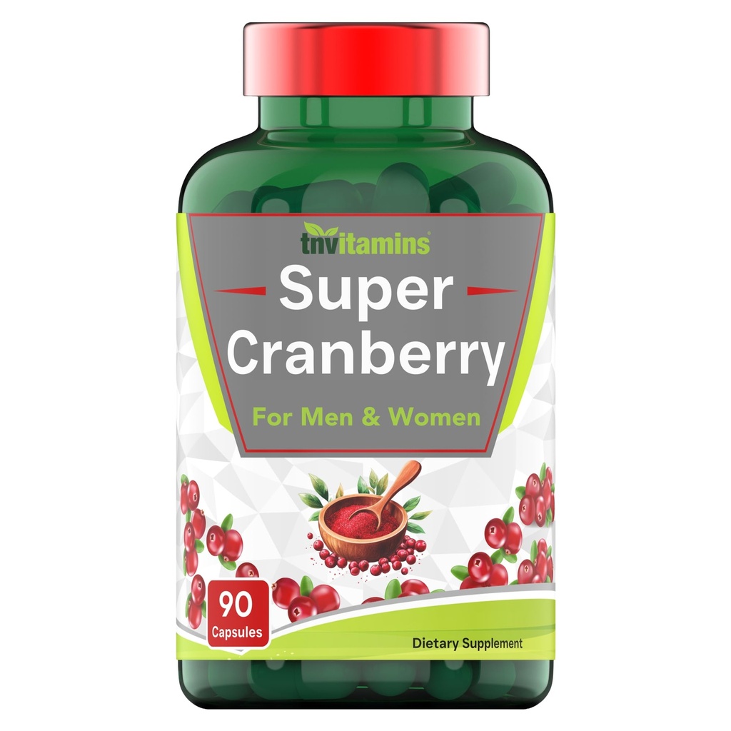 Cranberry piller for kvinner og menn (30.000 MG - 90 kapsler) | støtter urinbåndstrakt helse* | Cranberry konsentrat Supplement | Bladder & Nyre støtte* | Støtter kvinners helse* | Antioksidanter