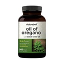 NatureBell Oregano Olje med svart frøolje, 360 Softgels | 360-dagers Supply Essentielle oljer for immunhelse | Beholder høyt konsentrert karvacrol og thymoquinon – Ikke-GMO