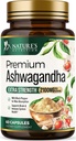 Ashwagandha Supplements - 2100mg Ashwagandha Kapsel for kvinner og menn, Naturlig Antioksidant Support, Ashwa Root Extract, Ekstra styrke rolig støtte med svart pepper, vegansk og glutenfri - 60 kapsler