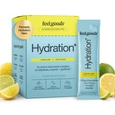 Feel Goods Hydration Hero, 1000 mg Electrolytes pulver, sukkerfri, magnesium, organisk aloe Vera, L teanin, vitamin C & B12, Ikke GMO, keto, vegansk, elektrolyte pakker | Lemon Lime, 15 greve