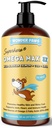 Wonder Paws fiskeolje for hunder - Omega 3 for hunder fra Alaskan Salmon, Cod & Krill Oil - EPA DHA fettsyrer - Mindre shedding og kløe - hud, felles, immun og hjerte helse - flytende Supplement (16 oz)