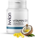 Certified Preservative-Free vitamin D3 5000 IU Softgels Kapsler - Glutenfri, Ikke-GMO - vitamin D Supplement støtte for sunne bein Muskel og immunsystem, laget i Storbritannia, 365 teller (1 års forsyning)