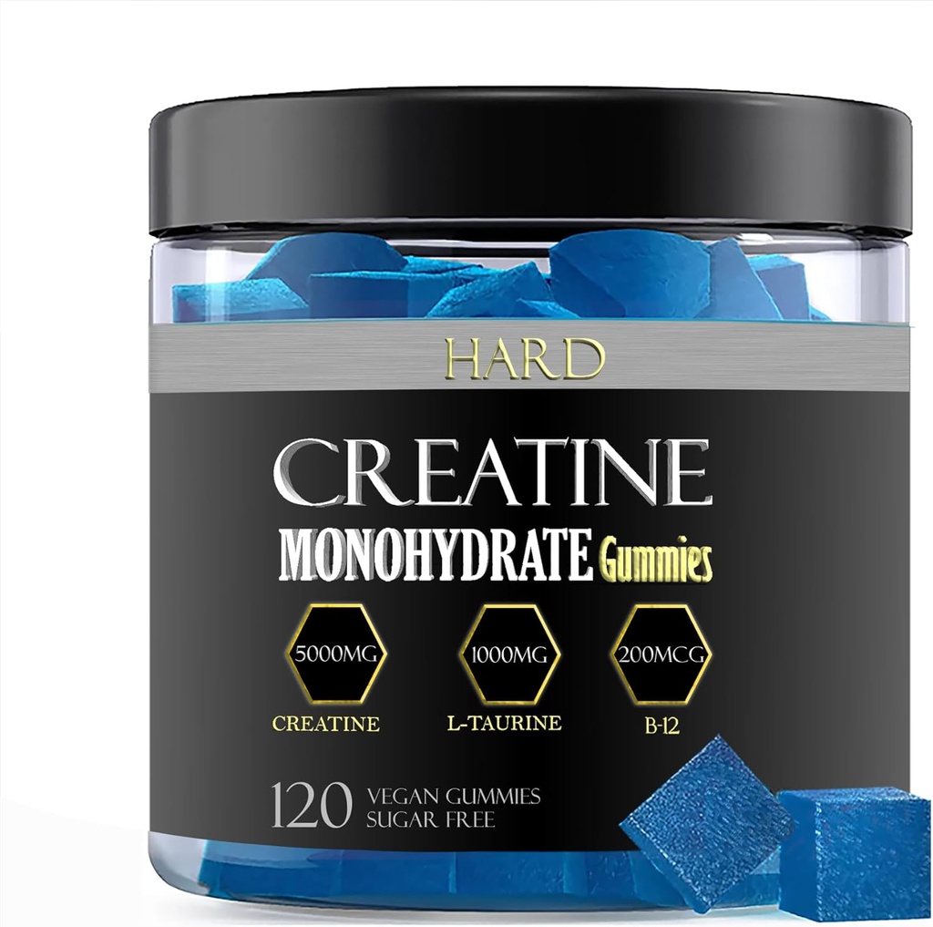 Generisk Kreatin Monohydrat Gummies-kreatinin Gummies for menn og kvinner-kreatinin Chews-kreatinin Preworkout-Muscle Vekst-Flavored Kreatin-Sugar Free-Vegan