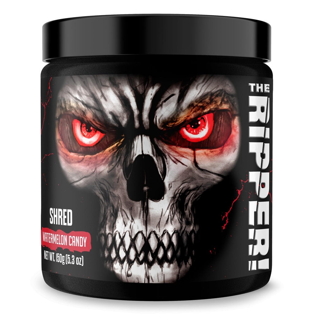JNX SPORTS The Ripper! Shredding Thermogenic fettforbrenner - Watermelon Candy 30 serveringer ® Avansert rask fungerende termogen pre-workout, appetitt undertrykkende for menn og kvinner