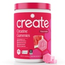 Opprett Kreatin Monohydrat Gummier for menn og kvinner - Økt fokus, styrke og utholdenhet, Anti-Melting formel, Vegan, Glutenfri, Ikke-GMO, 1,5 gram kreatin per gummy (Watermelon, 90 ct)
