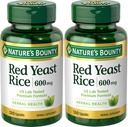 Naturens Bounty rød yeast ris 600mg 120 kapsler (pakke med 2)