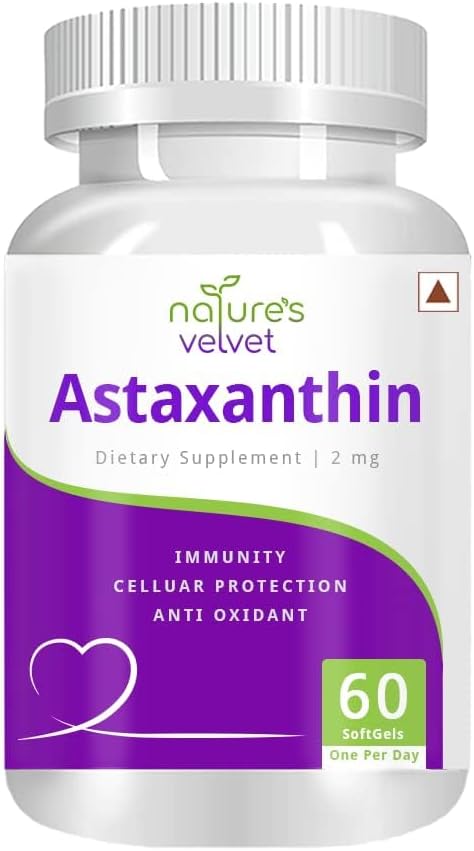 Pub Astaxanthin 2 mg 60 Softgels Pakke med 1