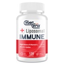 Advanced Liposomal Immune Supplement, Kompleks med L-Lysine 1500mg, vitaminer, mineraler og urteekstrakter, omfattende daglig velvære blanding for menn og kvinner - 120 kapsler